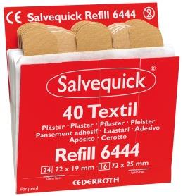 785296  6444 Plaster SALVEQUICK tekstil refill (40) Cederroth